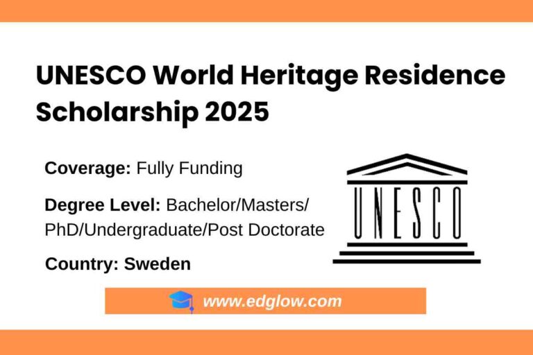 UNESCO World Heritage Residence Scholarship