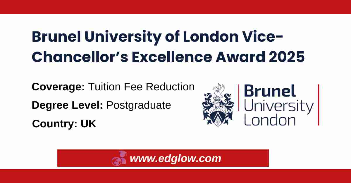 Brunel University Of London ViceChancellor’s Excellence Award 2025