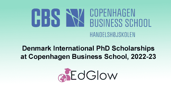 Denmark International PhD Scholarships