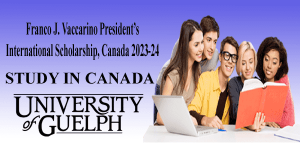 Franco J. Vaccarino President’s International Scholarship