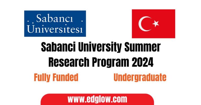 Sabanci University Summer Research Program