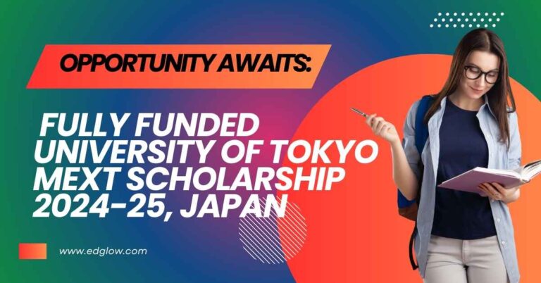University of Tokyo MEXT Scholarship